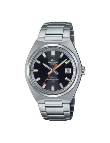 Reloj analógico EFB-109D con correa de acero inoxidable – Elegancia deportiva