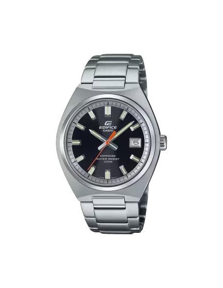 Reloj analógico EFB-109D con correa de acero inoxidable – Elegancia deportiva