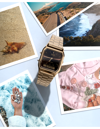 VINTAGE|NOVEDAD AQ-230EGG-2AEF