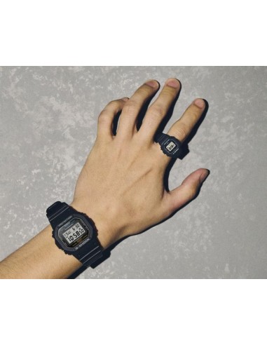 The iconic Casio digital watch, reinvented in ring format