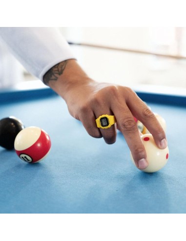 The iconic Casio digital watch, reinvented in ring format