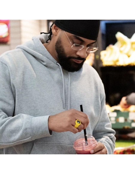 The iconic Casio digital watch, reinvented in ring format