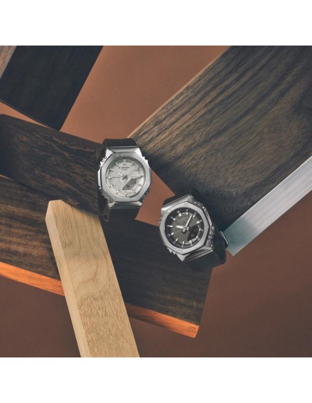 Reloj G-SHOCK GM-S2110 | Diseño Octogonal Metálico, Elegancia y Resistencia