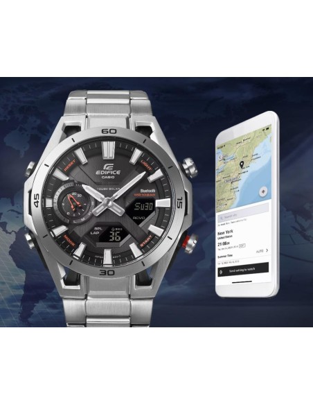 EDIFICE ECB-2300 SOSPENSIONE | Sports watch inspired by racing cars