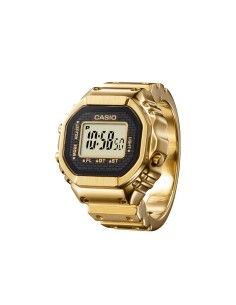 Reloj digital tipo anillo Casio en acero inoxidable dorado