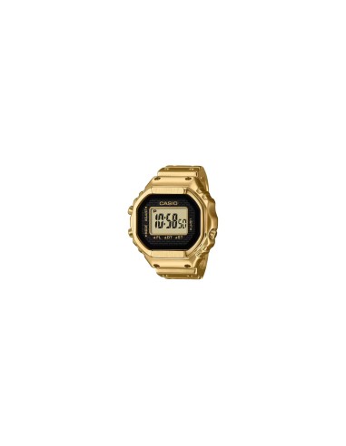 Reloj digital tipo anillo Casio en acero inoxidable dorado