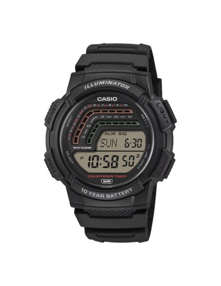 Reloj Digital Deportivo Multifunción con Pantalla Grande y Resistencia al Agua 10 Bar