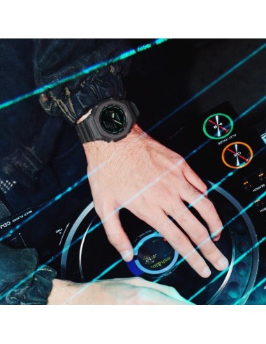 Casio G‑Shock GA‑2100K‑1AER – Reloj Hombre Azul Transparente con Detalles Neón | G-Shock Original