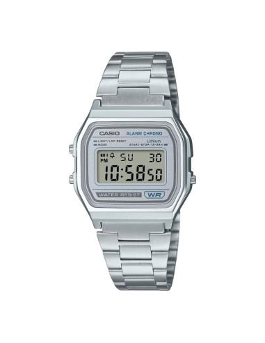 A158 vintage digital watch with a metal strap | Retro style