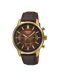 Cronógrafo EDIFICE con esfera degradada y cristal convexo – Estilo clásico deportivo