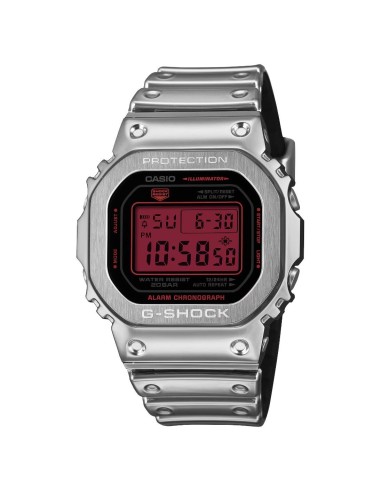 RELOJ GSHOCK CARCASA METAL CORREA SILICONA