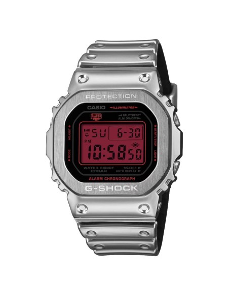 G-SHOCK WATCH WITH METAL CASE AND SILICONE STRAP