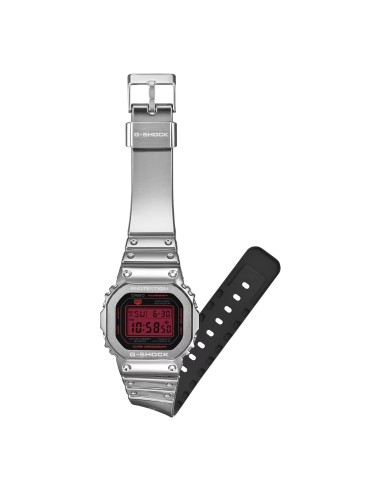 RELOJ GSHOCK CARCASA METAL CORREA SILICONA