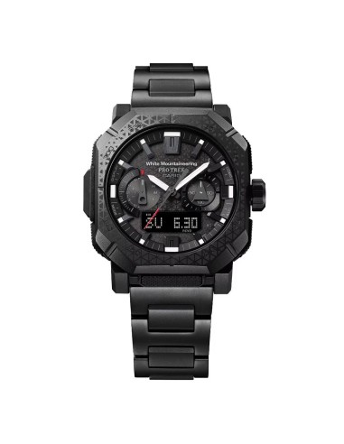 Digital watch with world time, stopwatch, alarms and solar power