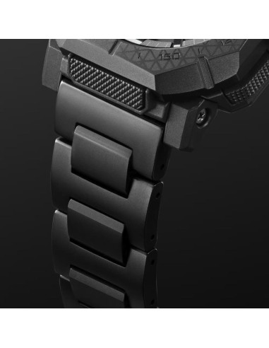 Digital watch with world time, stopwatch, alarms and solar power