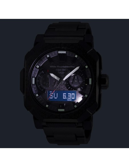 Digital watch with world time, stopwatch, alarms and solar power