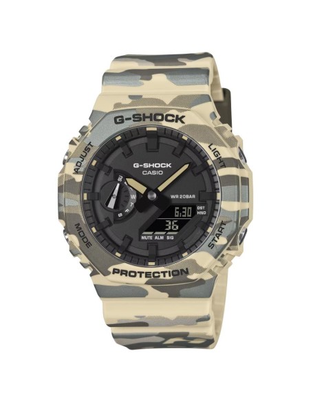 Reloj Casio G-SHOCK GA-2100 camuflaje metalizado | Estilo urbano y sostenible