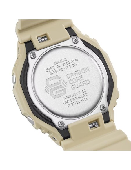 Reloj Casio G-SHOCK GA-2100 camuflaje metalizado | Estilo urbano y sostenible
