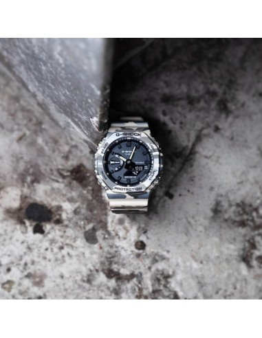 Reloj Casio G-SHOCK GA-2100 camuflaje metalizado | Estilo urbano y sostenible