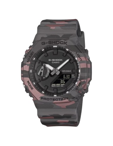 Casio G-SHOCK GA-2100 Metallic Camouflage Watch | Urban and sustainable style