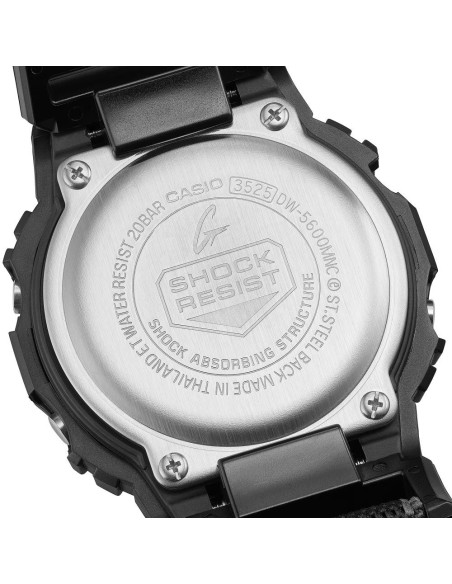 G-SHOCK DW-5600MNC: comodidad extrema con correa de tela
