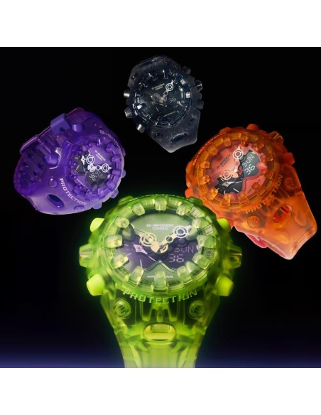 G-SHOCK GA-V01SKE Translúcido | Diseño Y2K Resistente