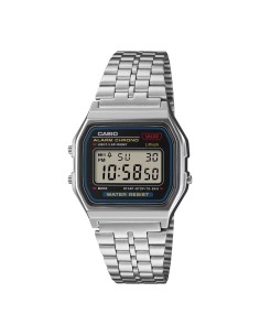 Casio A159WE-1EF | Retro Digital Watch with Steel Strap