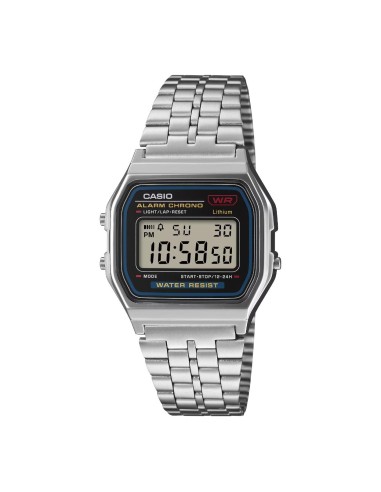 Casio A159WE-1EF | Retro Digital Watch with Steel Strap