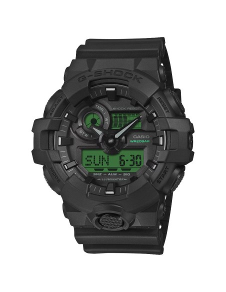 G-SHOCK Negro y Verde Electro | Reloj Resistente y Moderno