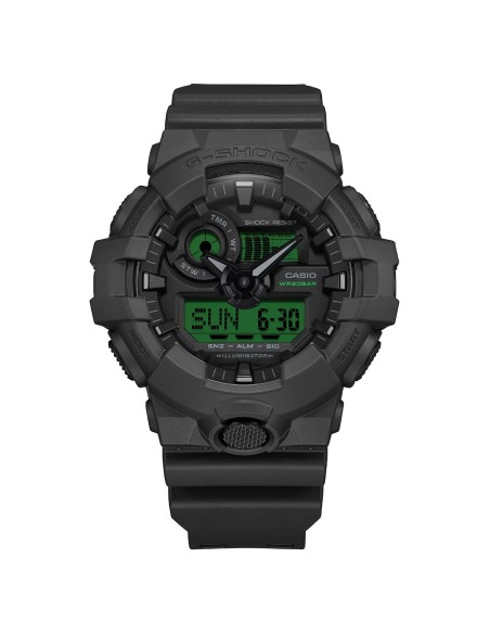 G-SHOCK Negro y Verde Electro | Reloj Resistente y Moderno
