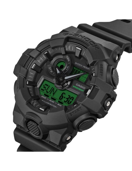 G-SHOCK Negro y Verde Electro | Reloj Resistente y Moderno