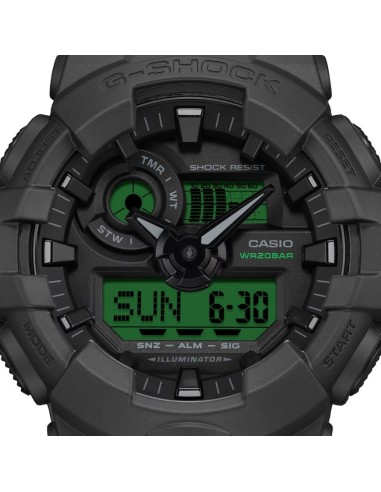 G-SHOCK Negro y Verde Electro | Reloj Resistente y Moderno