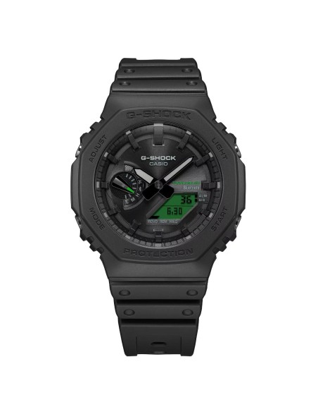 G-SHOCK Negro y Verde Electro | Reloj Resistente y Moderno