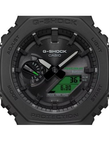 G-SHOCK Negro y Verde Electro | Reloj Resistente y Moderno