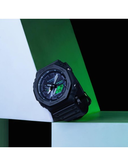 G-SHOCK Negro y Verde Electro | Reloj Resistente y Moderno