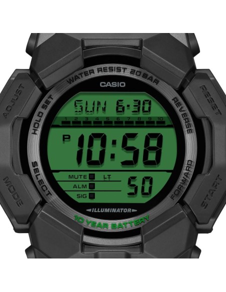 G-SHOCK Negro y Verde Electro | Reloj Resistente y Moderno
