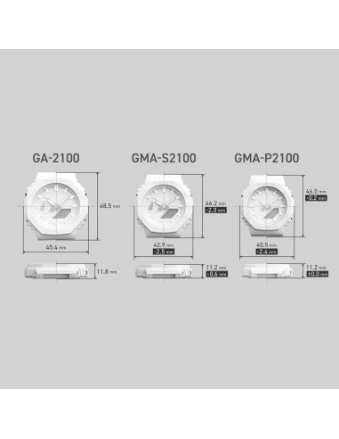 G-SHOCK GMA-P2100 | Reloj Compacto con Diseño Translúcido