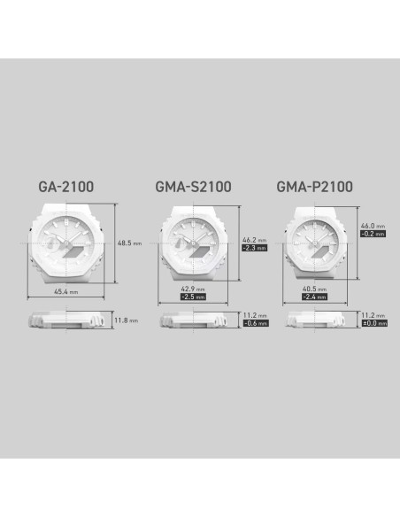 G-SHOCK GMA-P2100 | Reloj Compacto con Diseño Translúcido