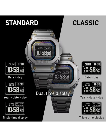 G-SHOCK GMW-B5000 Rainbow | Reloj Metálico Premium Bluetooth Solar