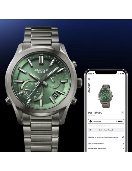 EDIFICE EQB-1300 | Cronógrafo Solar con Bluetooth®