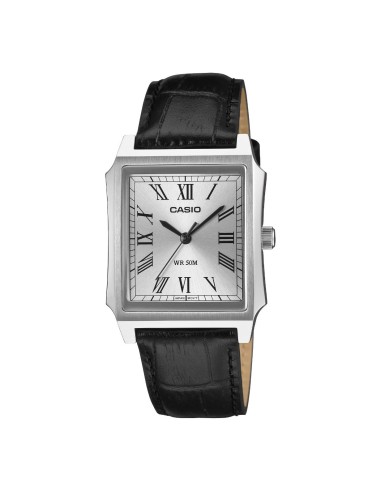 Casio MTP-B190L – Analogue Watch with Stainless Steel Case and Leather Strap