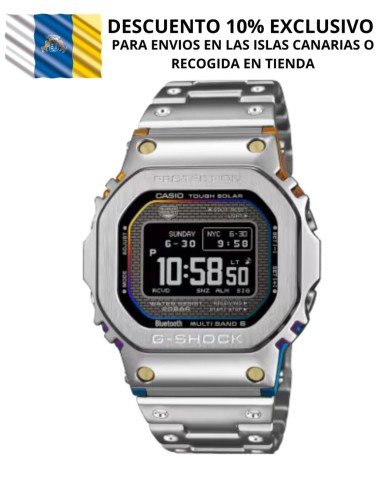 G-SHOCK GMW-B5000 Rainbow | Reloj Metálico Premium Bluetooth Solar
