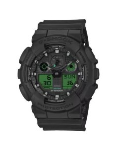 Casio G-SHOCK GA-100 Negro Verde Electro | Reloj Resistente