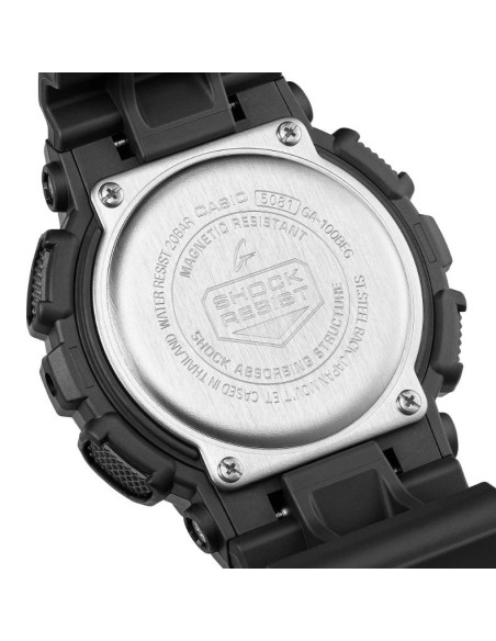 Casio G-SHOCK GA-100 Negro Verde Electro | Reloj Resistente