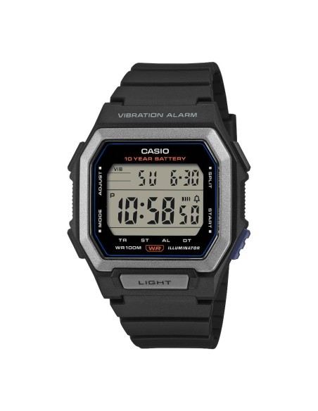 Casio W-738 | Watch with vibration alarm and 10 bar water resistance