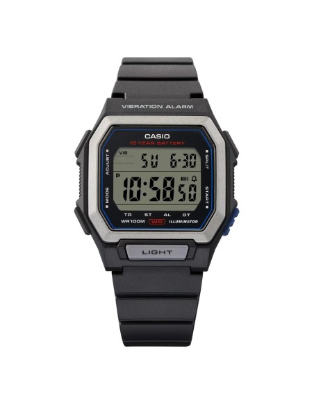 Casio W-738 | Watch with vibration alarm and 10 bar water resistance