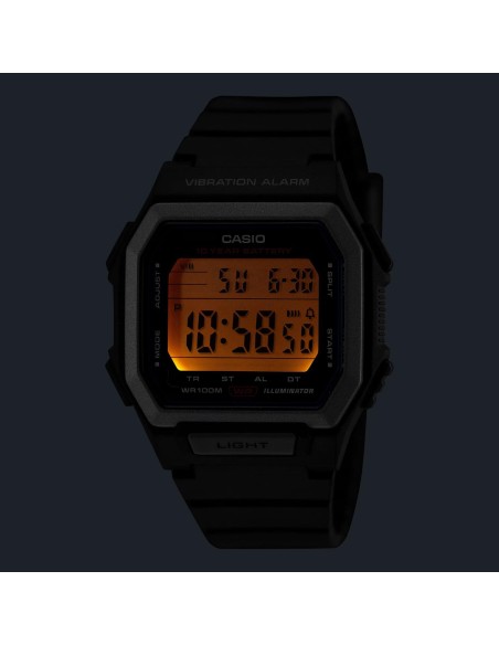 Casio W-738 | Watch with vibration alarm and 10 bar water resistance
