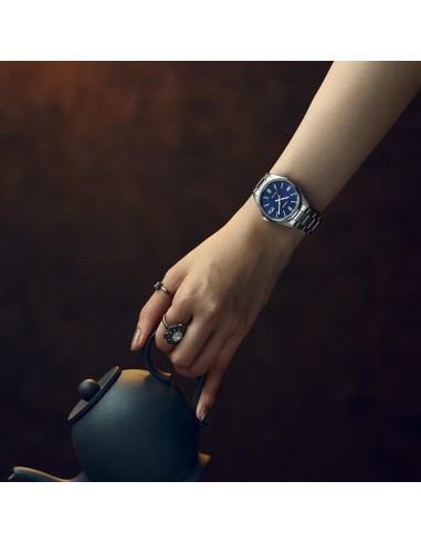 Reloj de Metal Unisex con Calendario y Resistencia al Agua 5 Bar