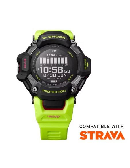 G-SHOCK GBD-H2000 | Reloj Multideporte con GPS, Pulsómetro y Carga Solar