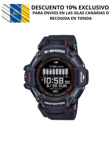 G-SHOCK GBD-H2000 | Reloj Multideporte con GPS, Pulsómetro y Carga Solar